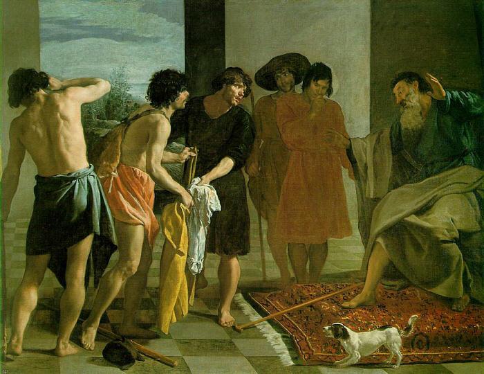 Diego Velazquez Joseph's Bloody Coat Brought to Jacob Sweden oil painting art